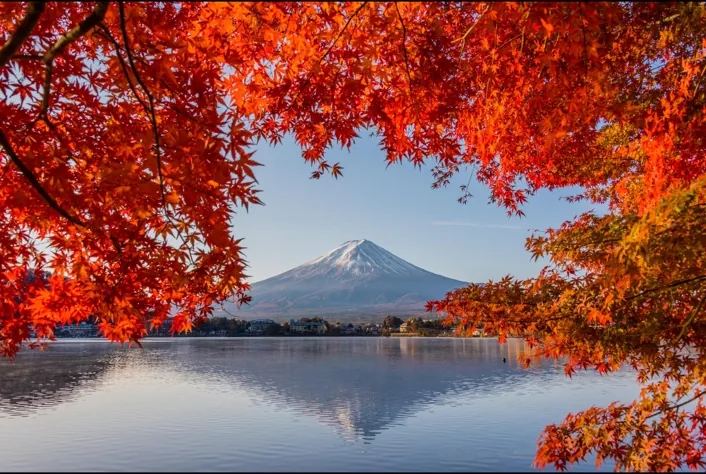 Mount Fuji in autumn